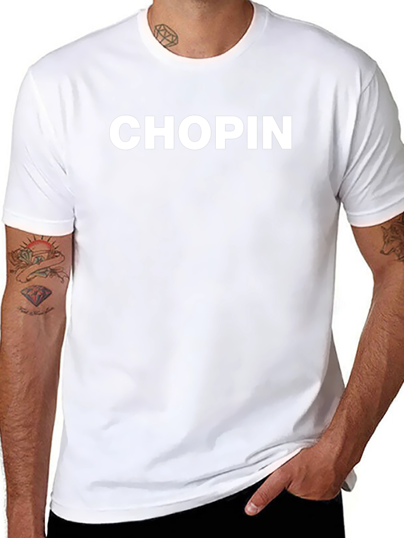 Chopin Graphic Tee - Music Lover T-Shirt