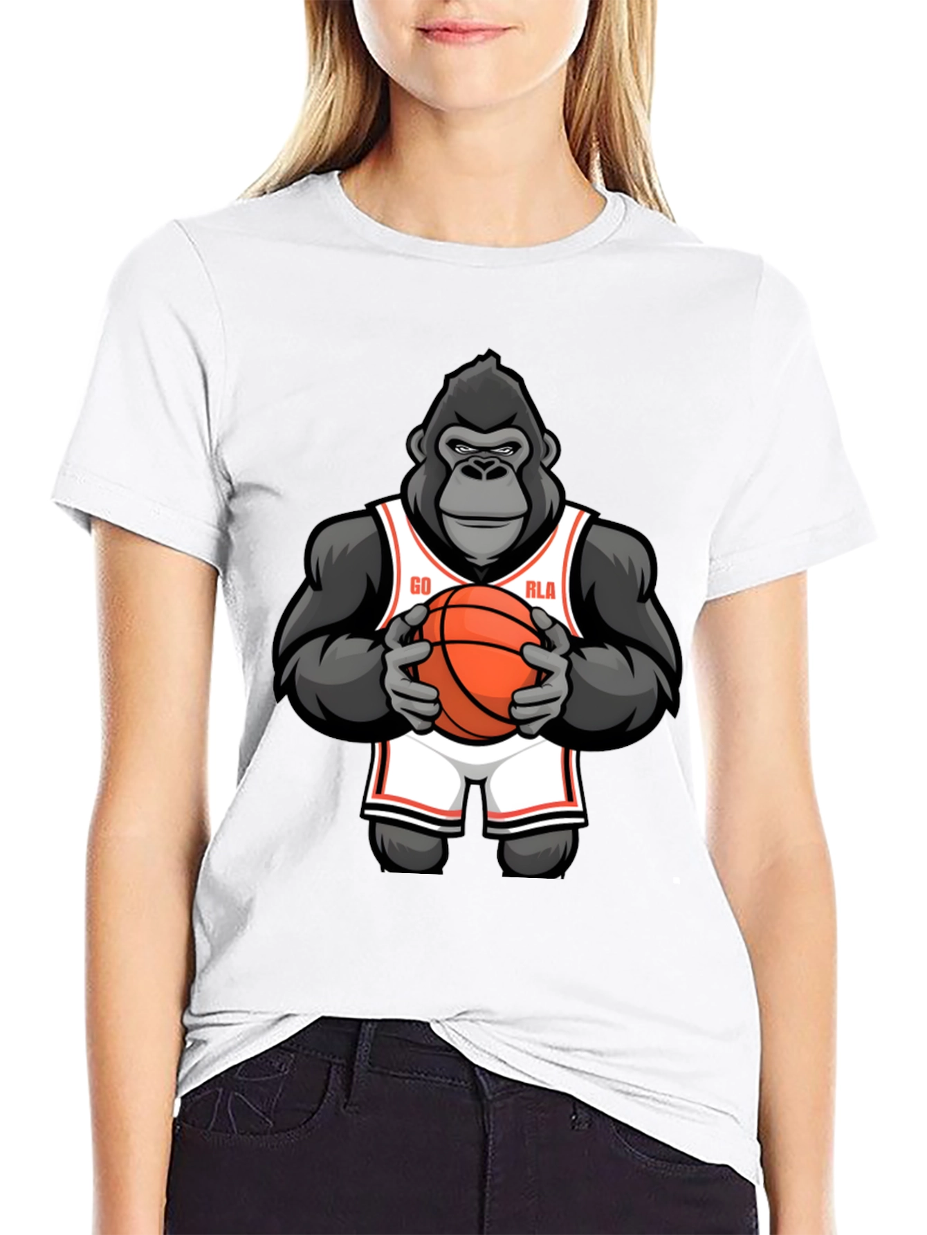 Gorilla Basketball Graphic T-Shirt