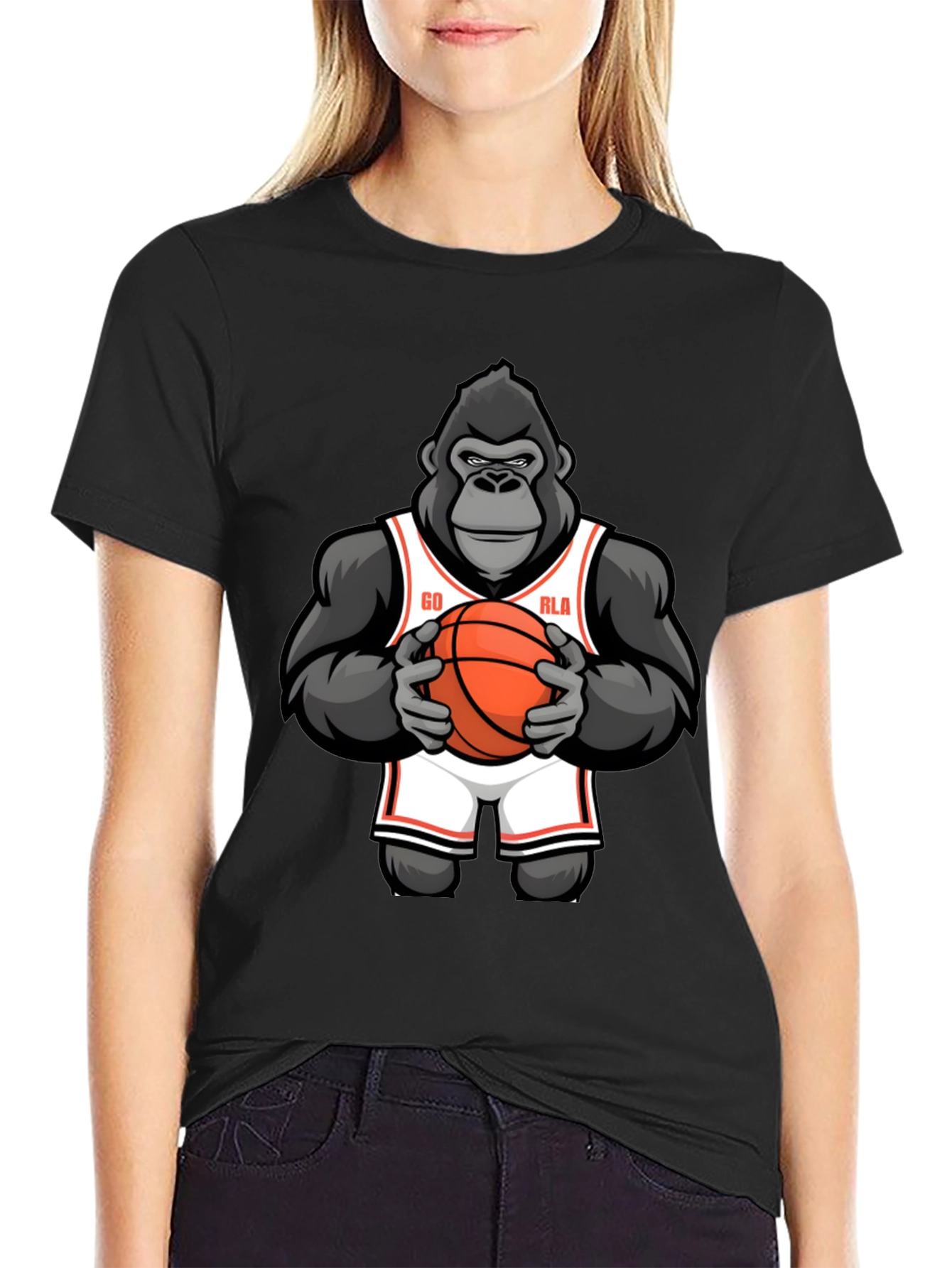 Gorilla Basketball Graphic T-Shirt