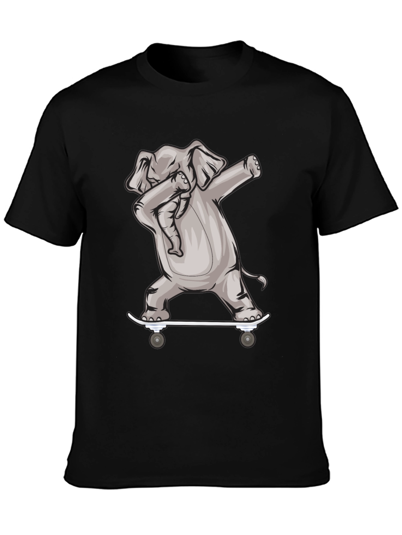 Elephant Dabbing on Skateboard T-Shirt