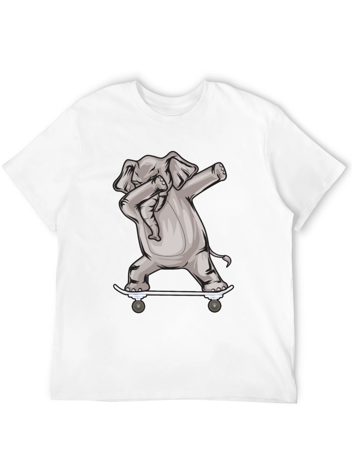 Elephant Dabbing on Skateboard T-Shirt