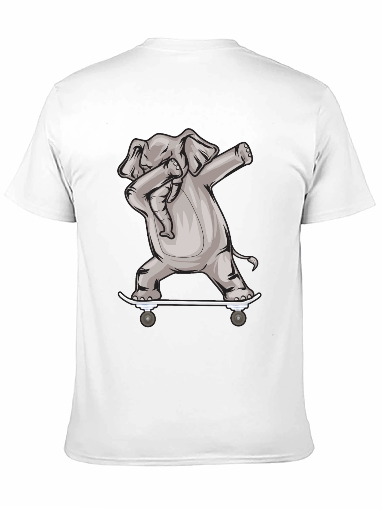 Elephant Dabbing on Skateboard T-Shirt