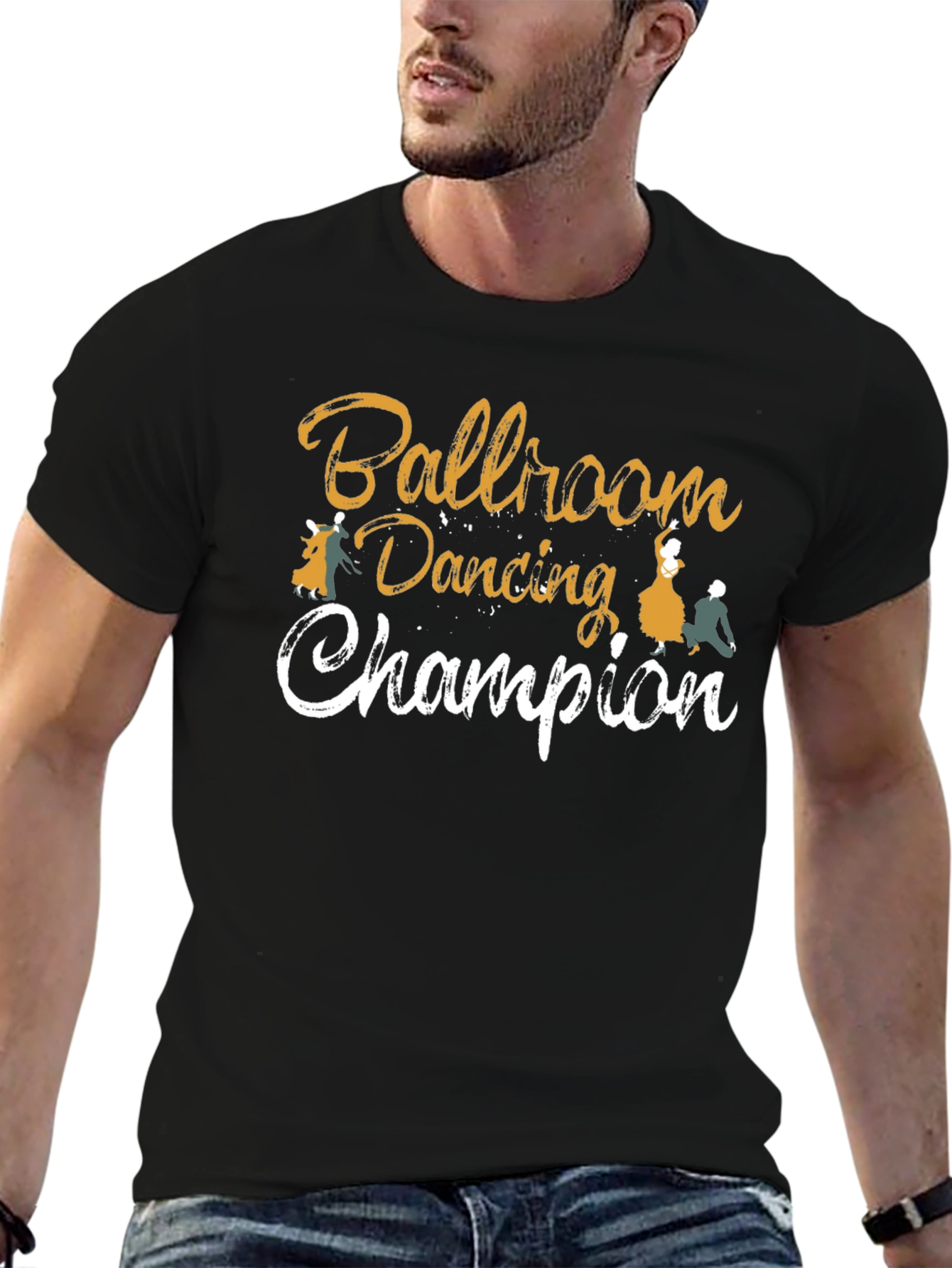Ballroom Dancing Champion Black T-Shirt