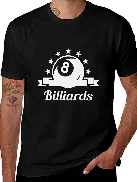 Billiards 8-Ball Graphic Tee