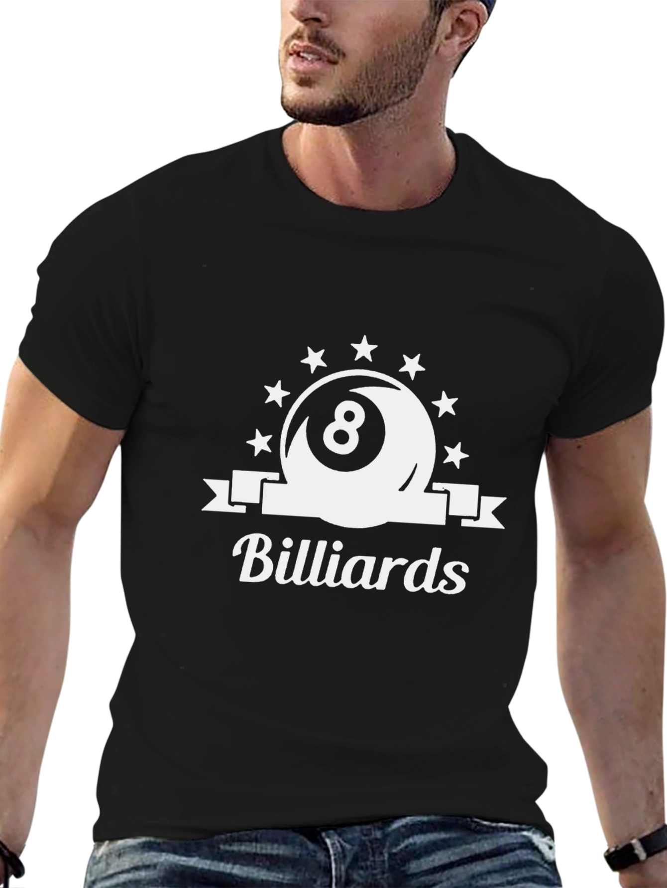 Billiards 8-Ball Graphic Tee