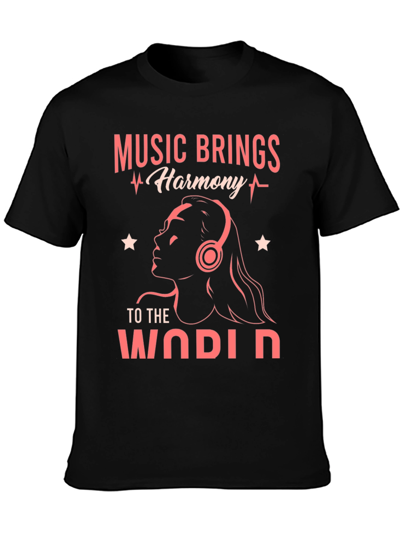Music Brings Harmony to the World T-Shirt