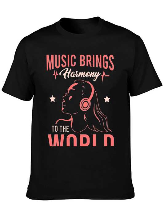 Music Brings Harmony to the World T-Shirt