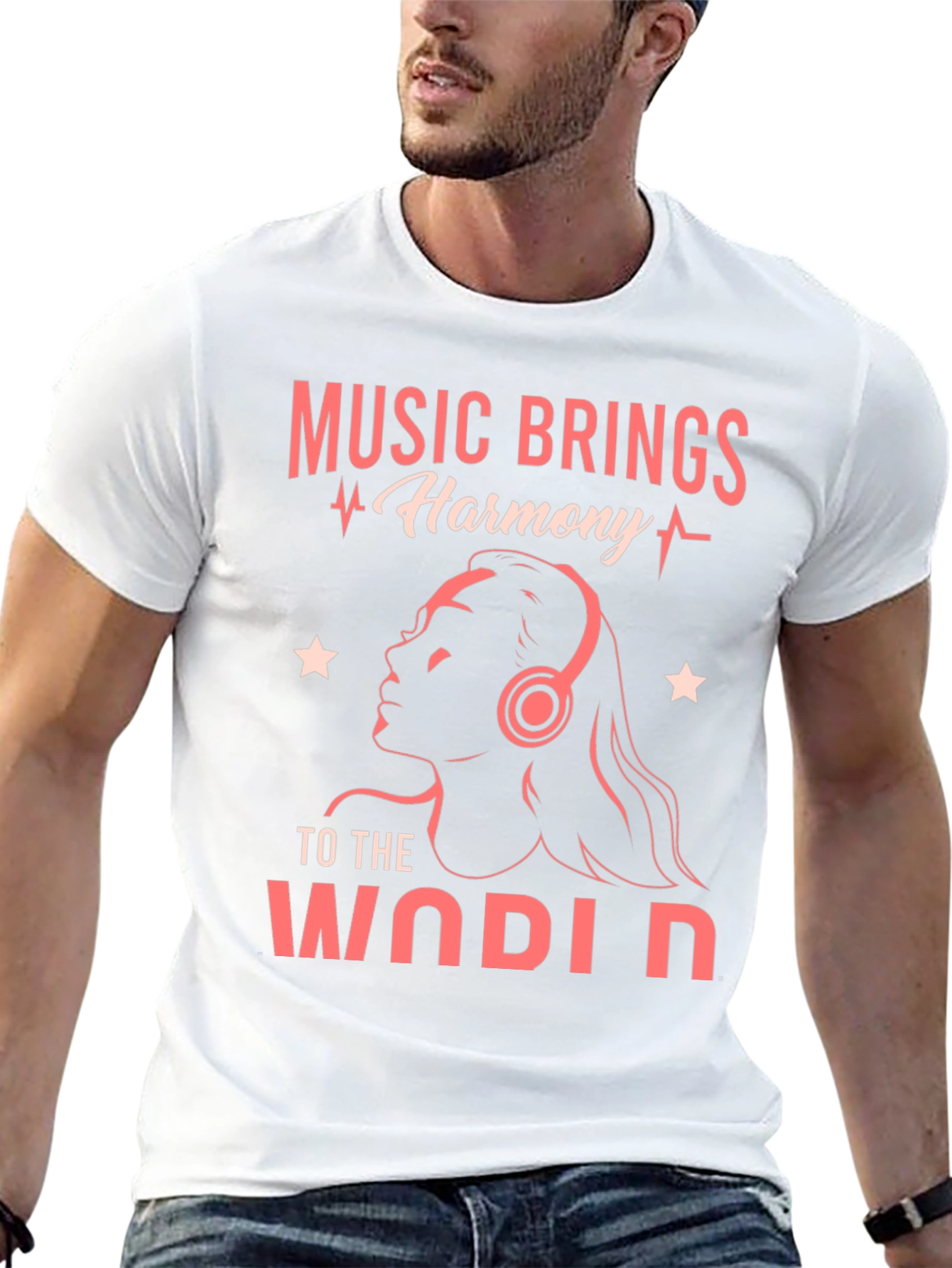 Music Brings Harmony to the World T-Shirt