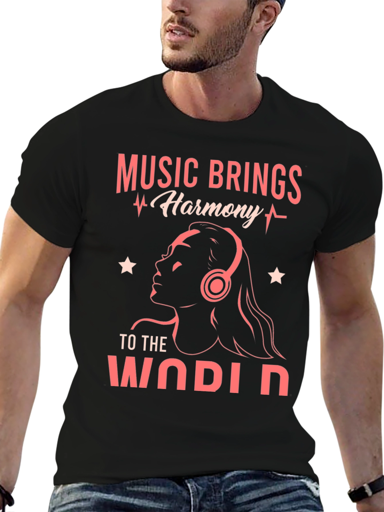 Music Brings Harmony to the World T-Shirt