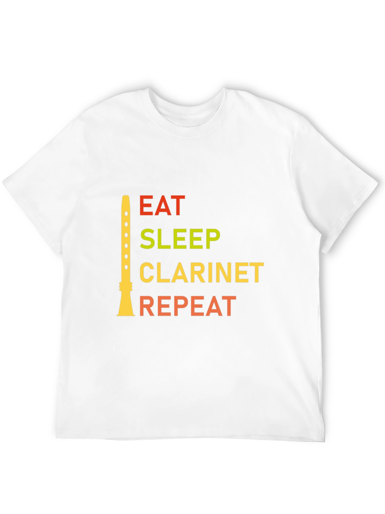 Eat Sleep Clarinet Repeat Graphic Tee