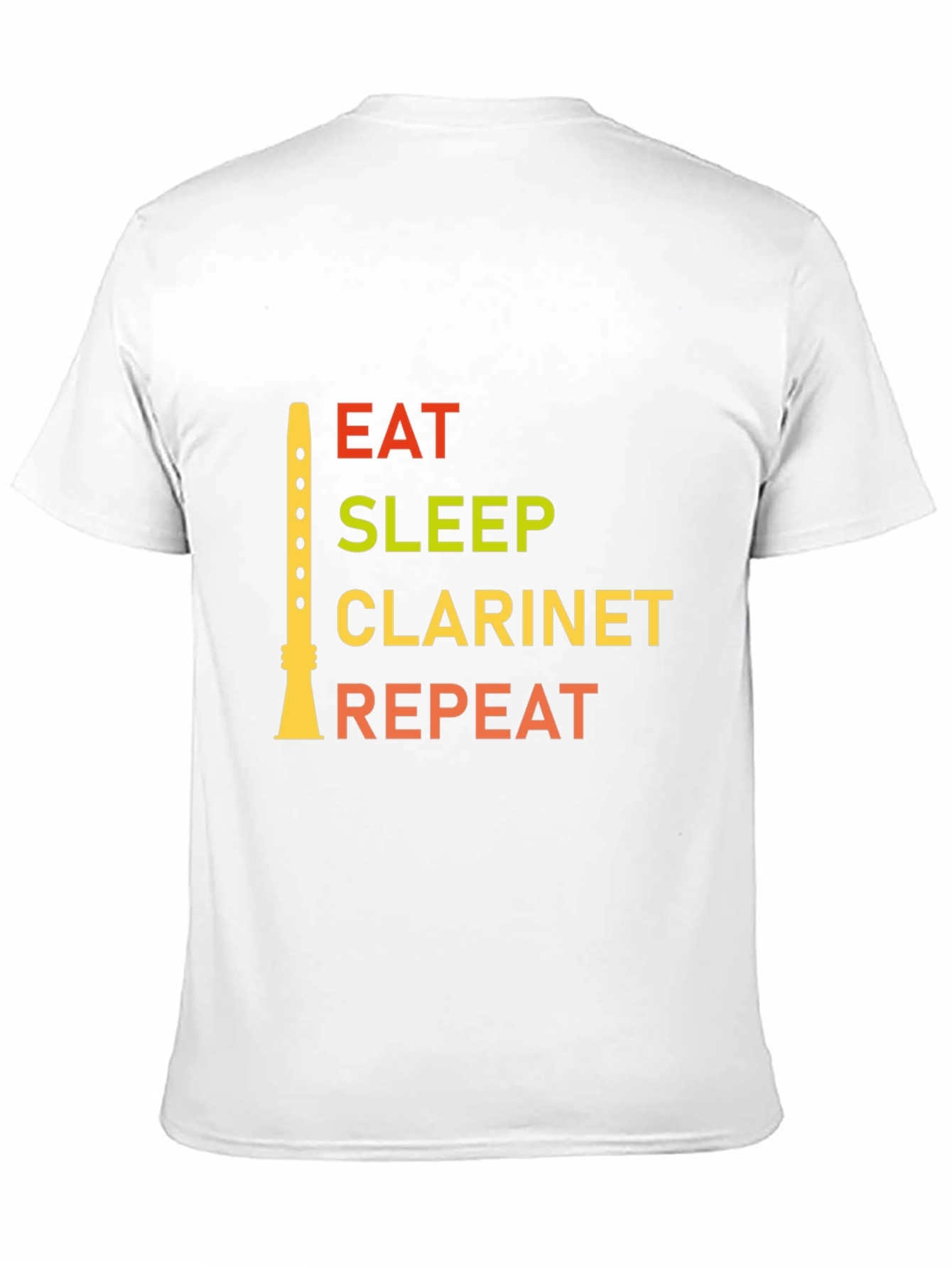 Eat Sleep Clarinet Repeat Graphic Tee