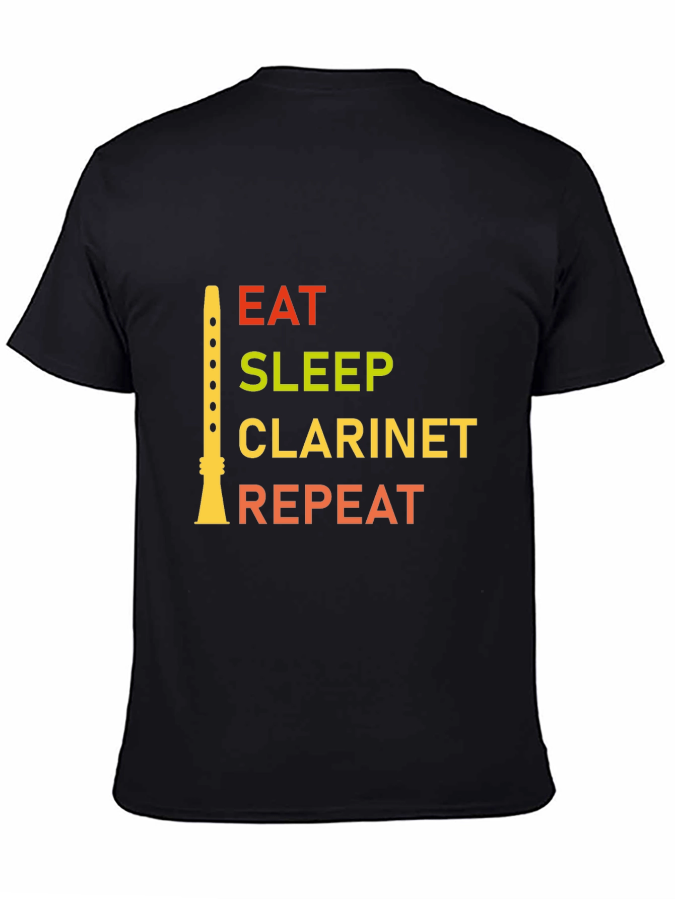 Eat Sleep Clarinet Repeat Graphic Tee