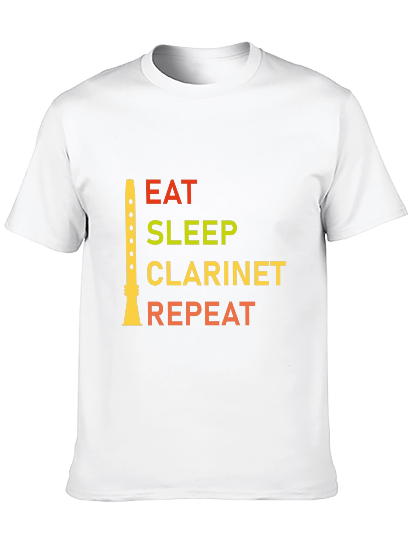 Eat Sleep Clarinet Repeat Graphic Tee