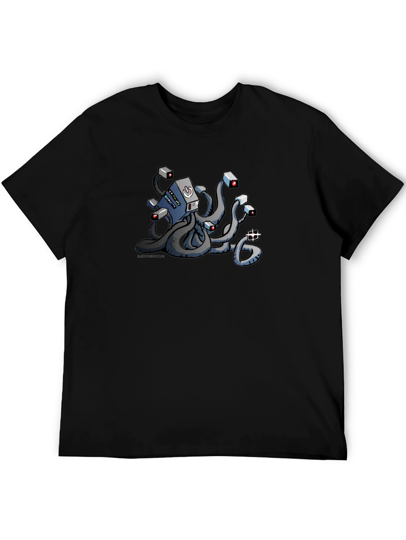 Server Octopus Black T-Shirt - Tech Humor