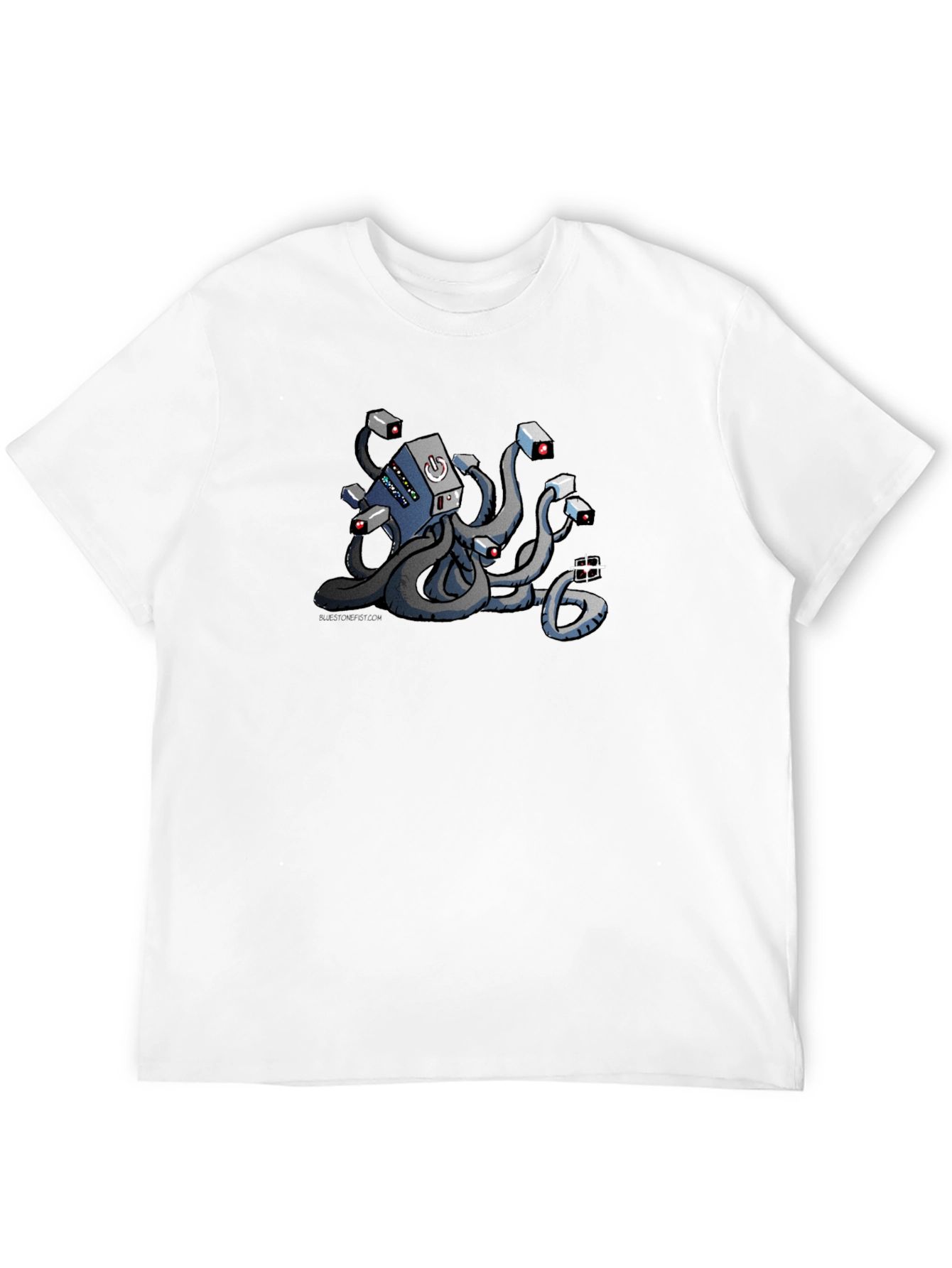 Server Octopus Black T-Shirt - Tech Humor