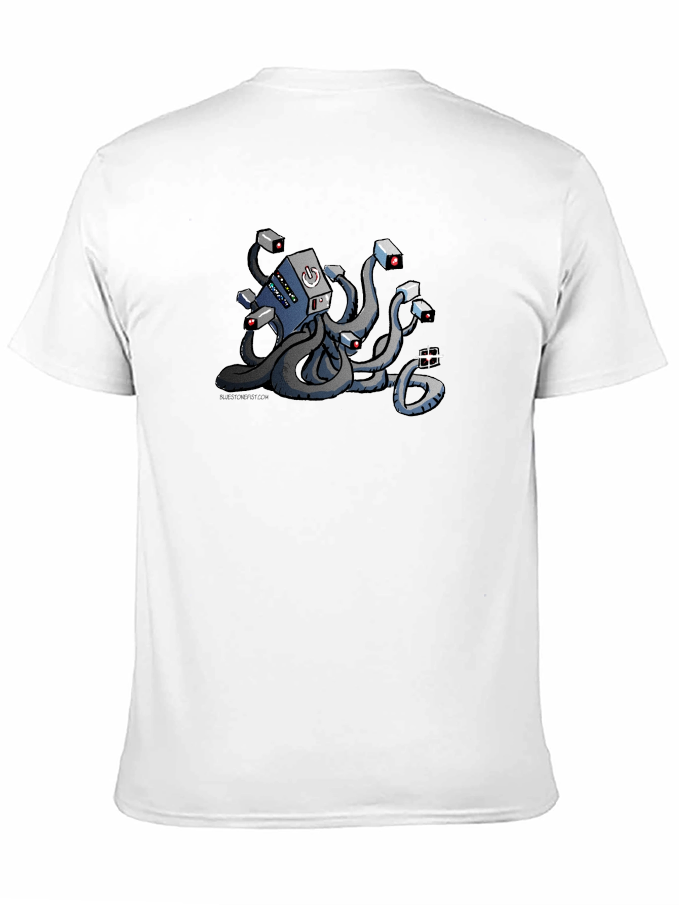 Server Octopus Black T-Shirt - Tech Humor