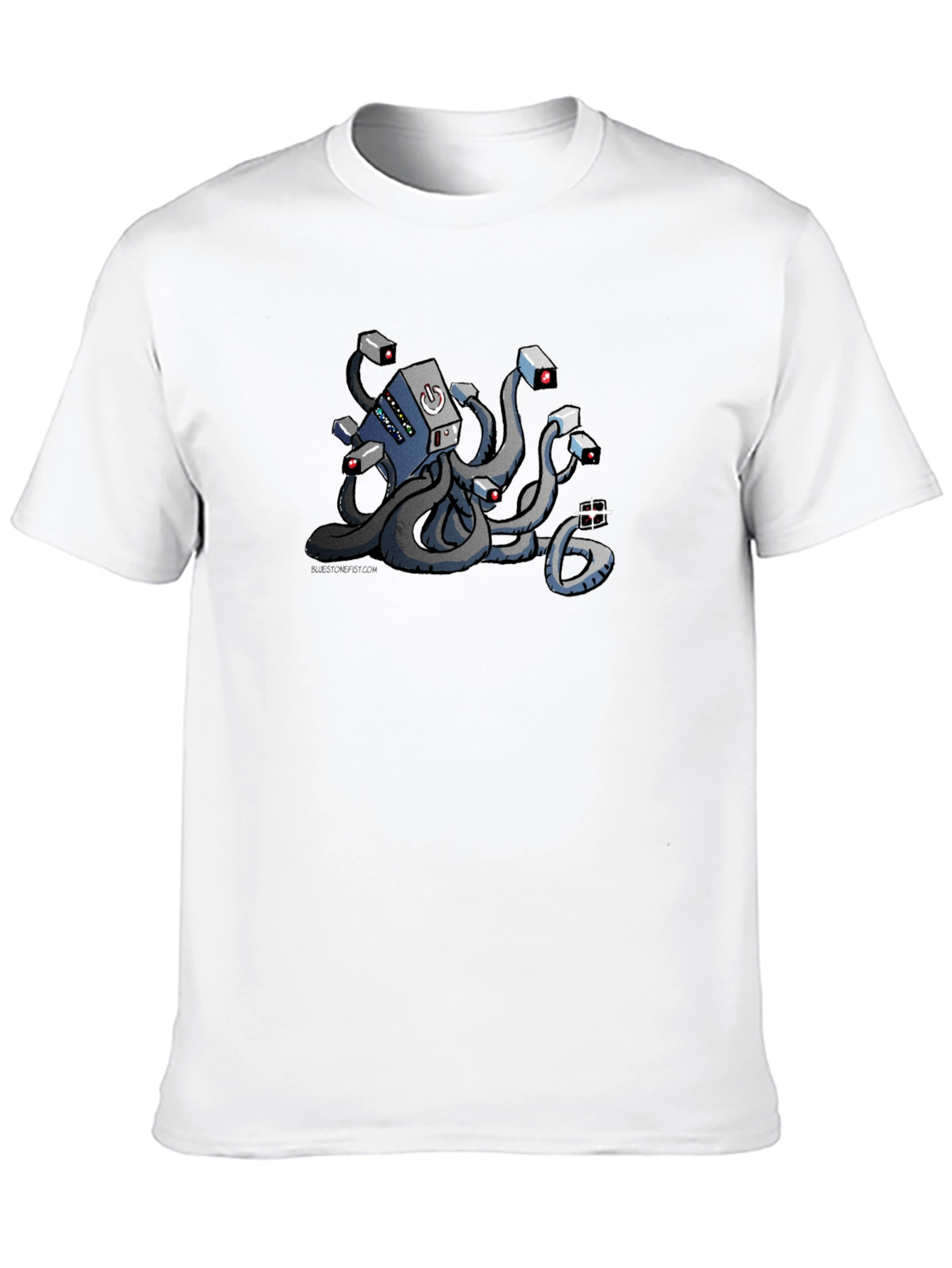 Server Octopus Black T-Shirt - Tech Humor