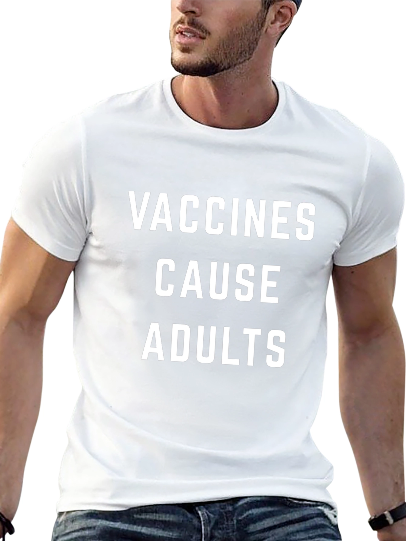 Vaccines Cause Adults Graphic T-Shirt