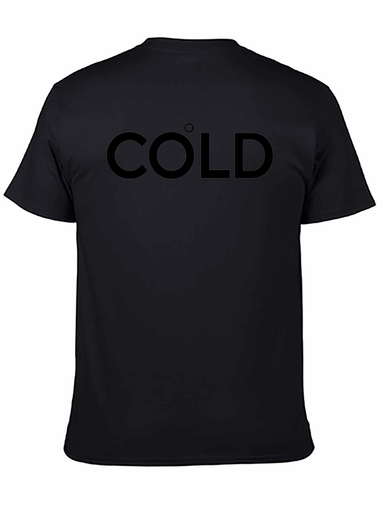 Cold Graphic T-Shirt - Unisex Black Tee