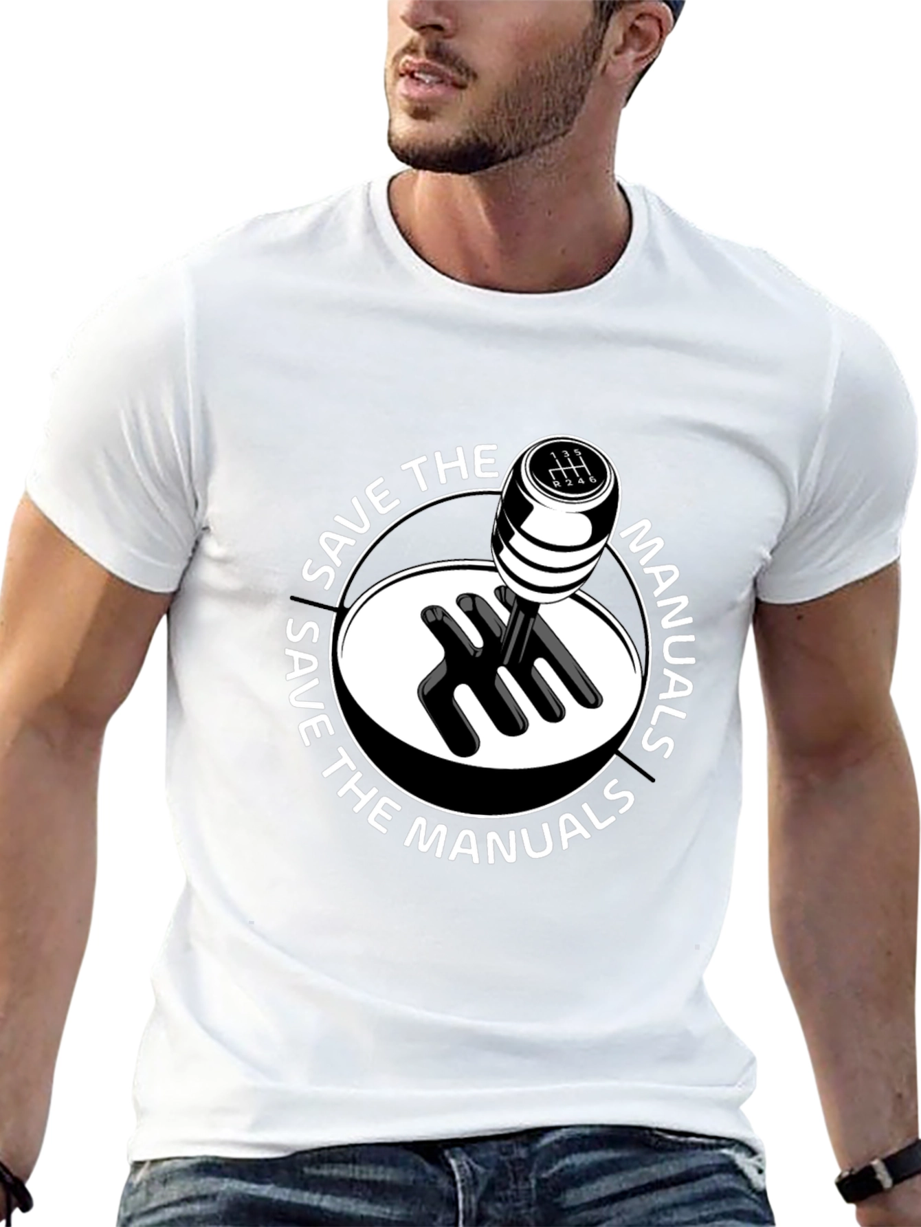 Save the Manuals T-Shirt - Car Enthusiast Apparel