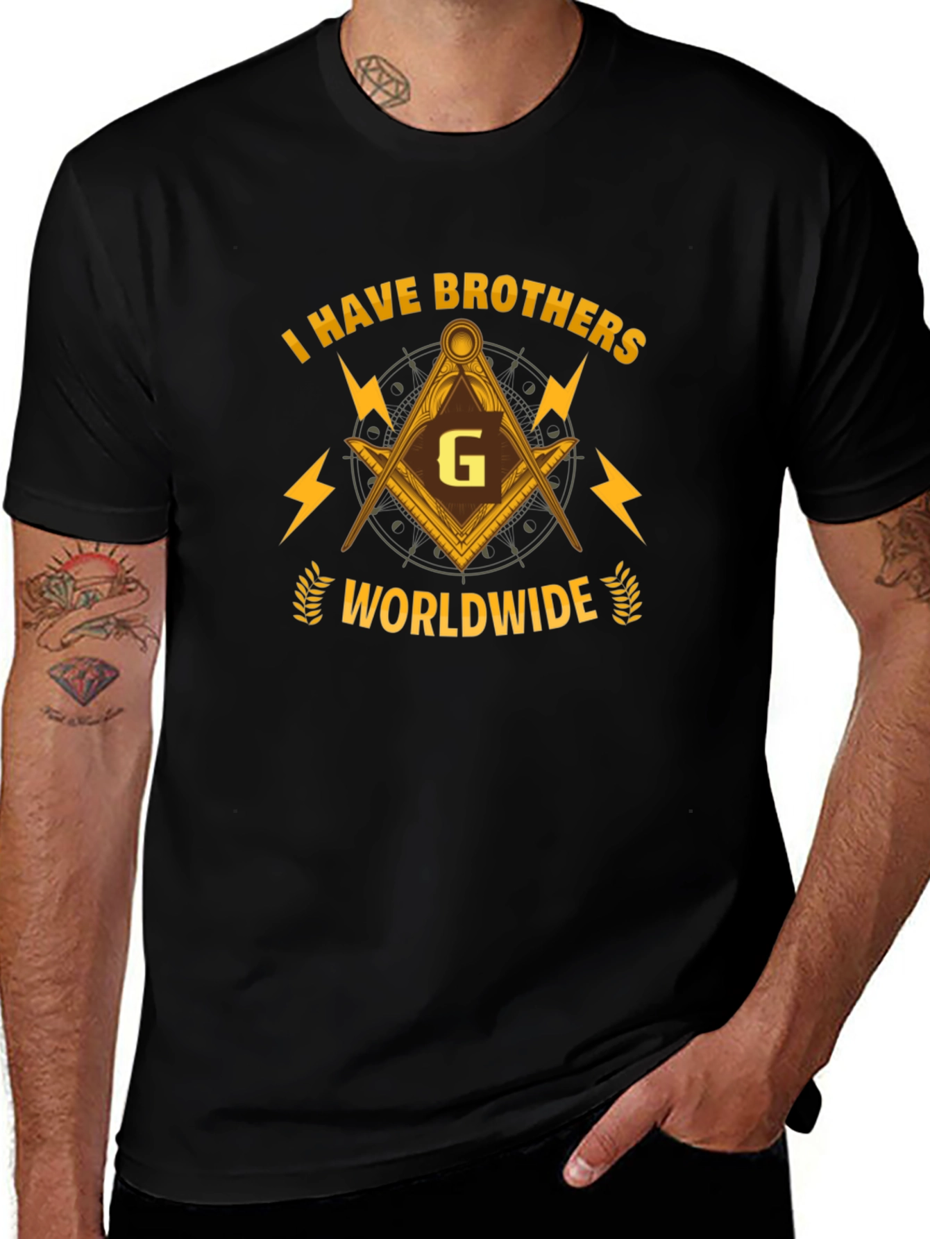 I Have Brothers Worldwide Masonic T-Shirt