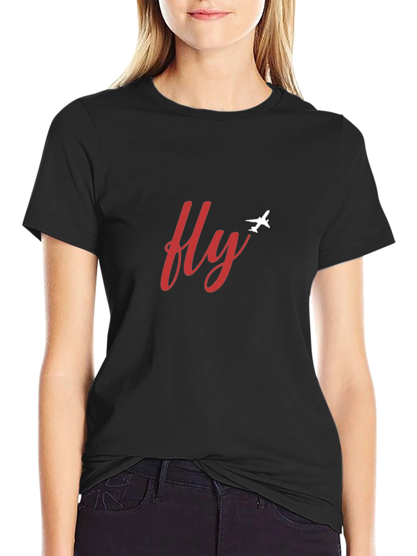 Fly Airplane T-Shirt - Stylish Travel Tee