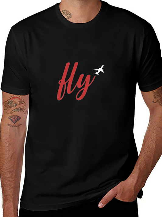 Fly Airplane T-Shirt - Stylish Travel Tee