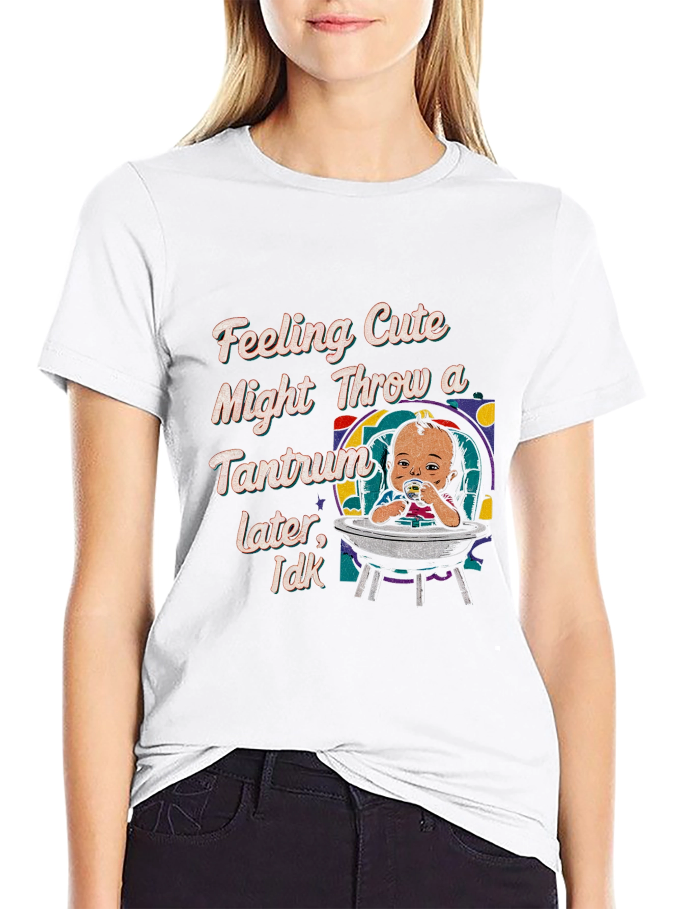 Cute Tantrum Baby Graphic T-Shirt