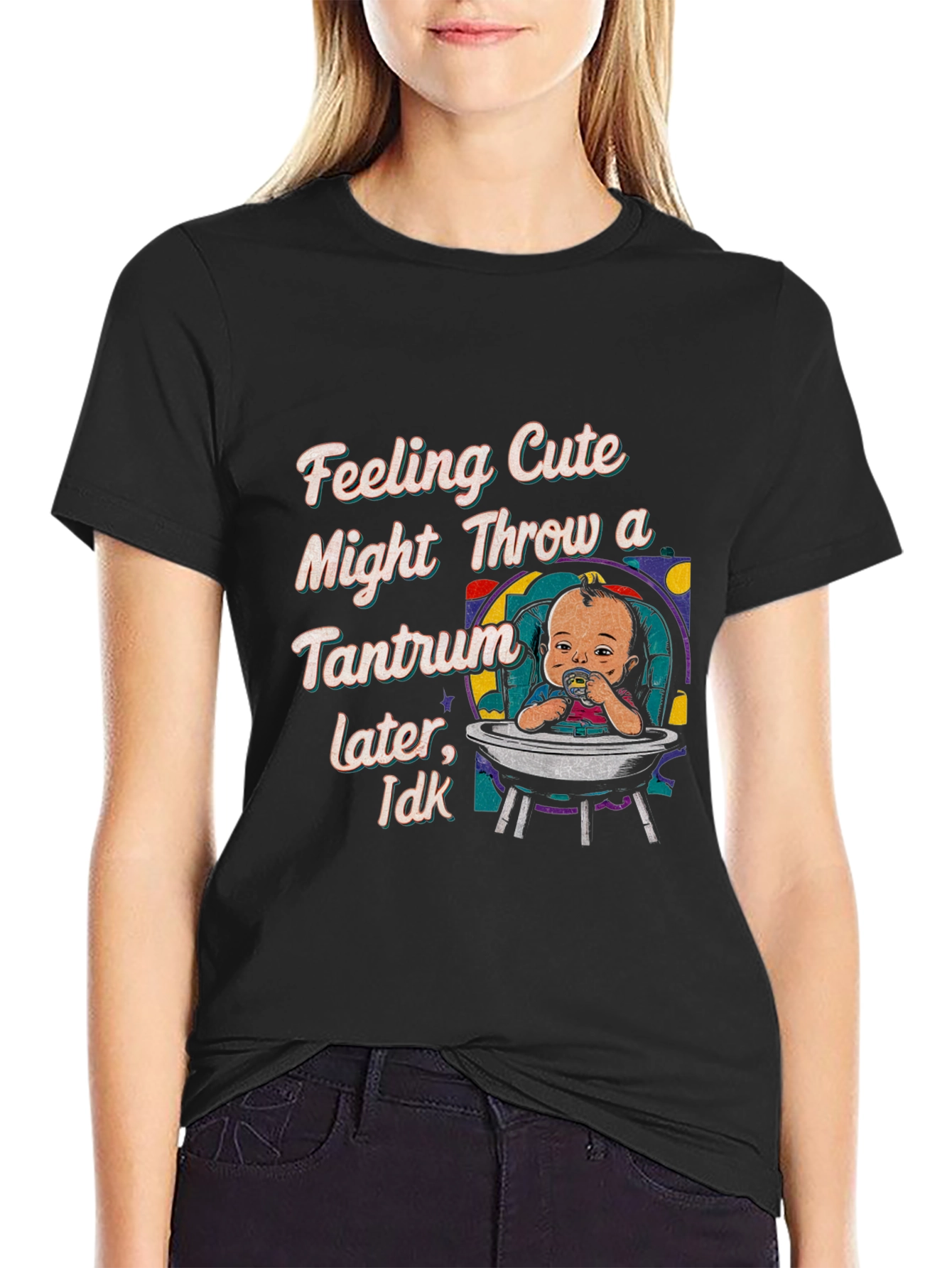 Cute Tantrum Baby Graphic T-Shirt
