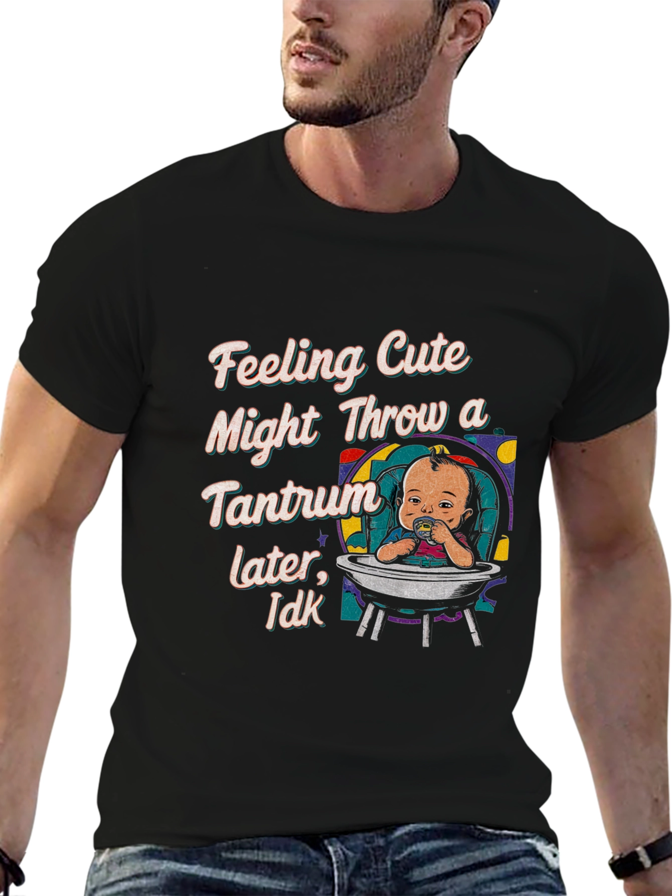 Cute Tantrum Baby Graphic T-Shirt