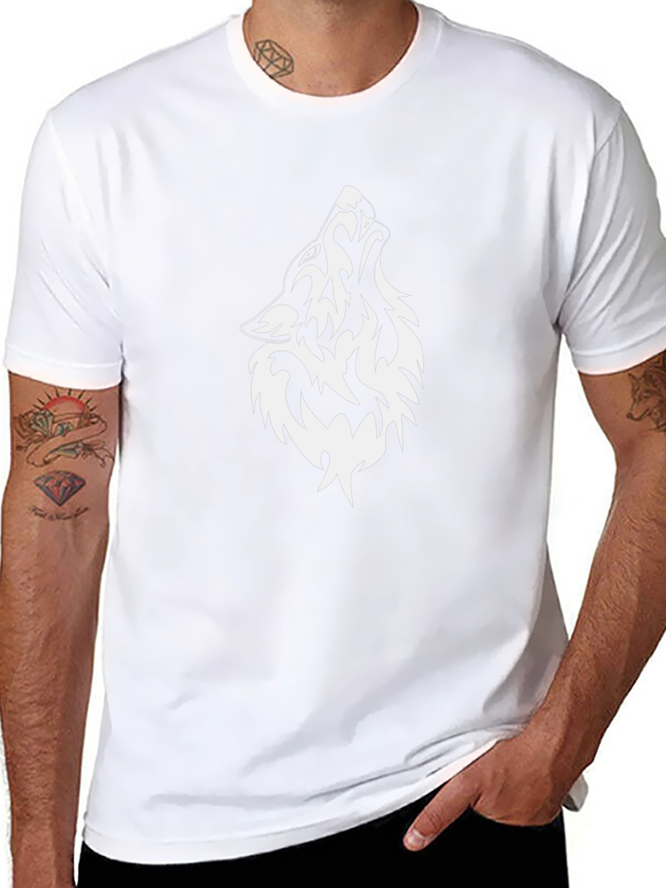 Wolf Graphic Tee - Black T-Shirt