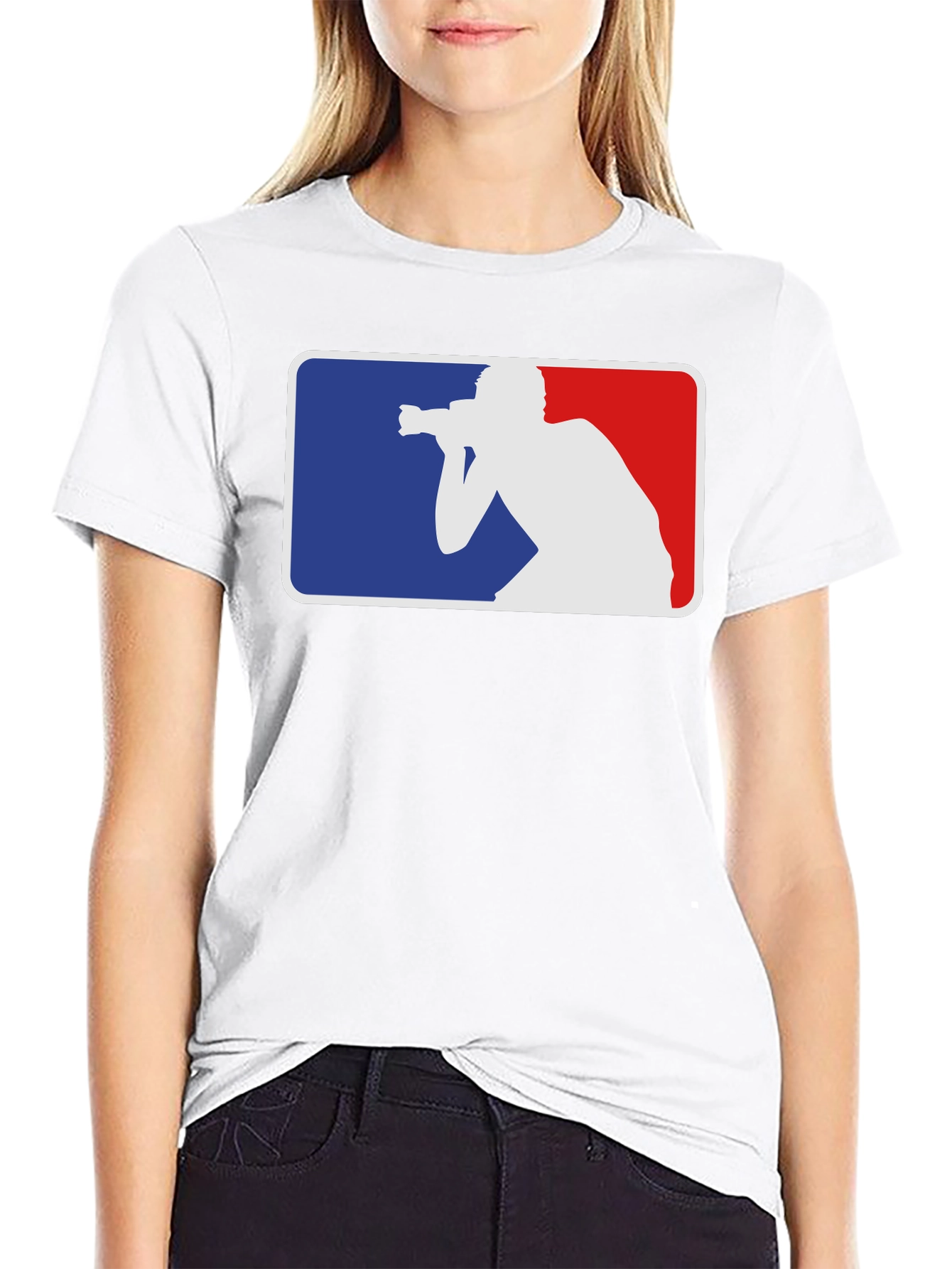 Photographer MLB Logo Style T-Shirt