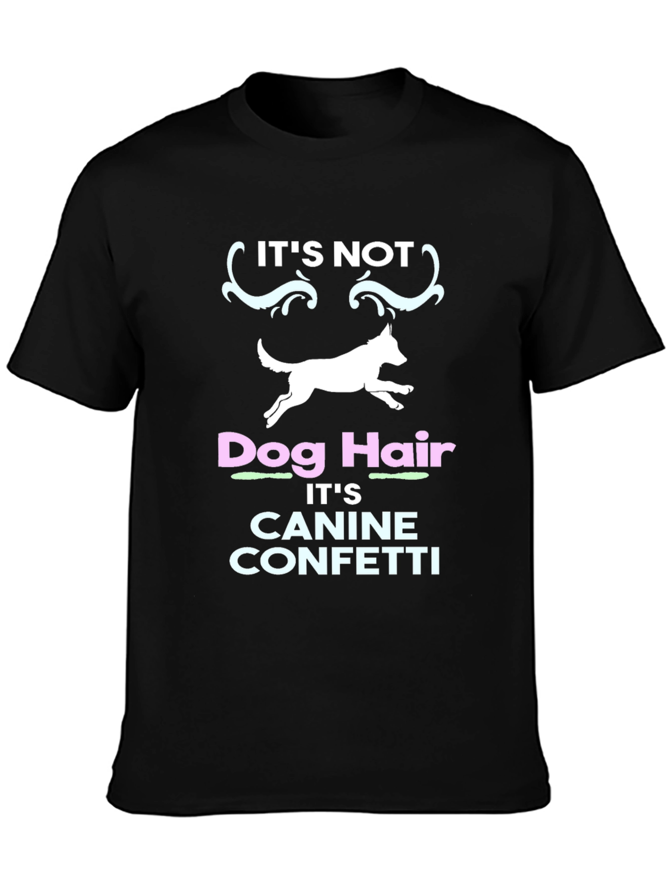 Dog Hair Canine Confetti T-Shirt
