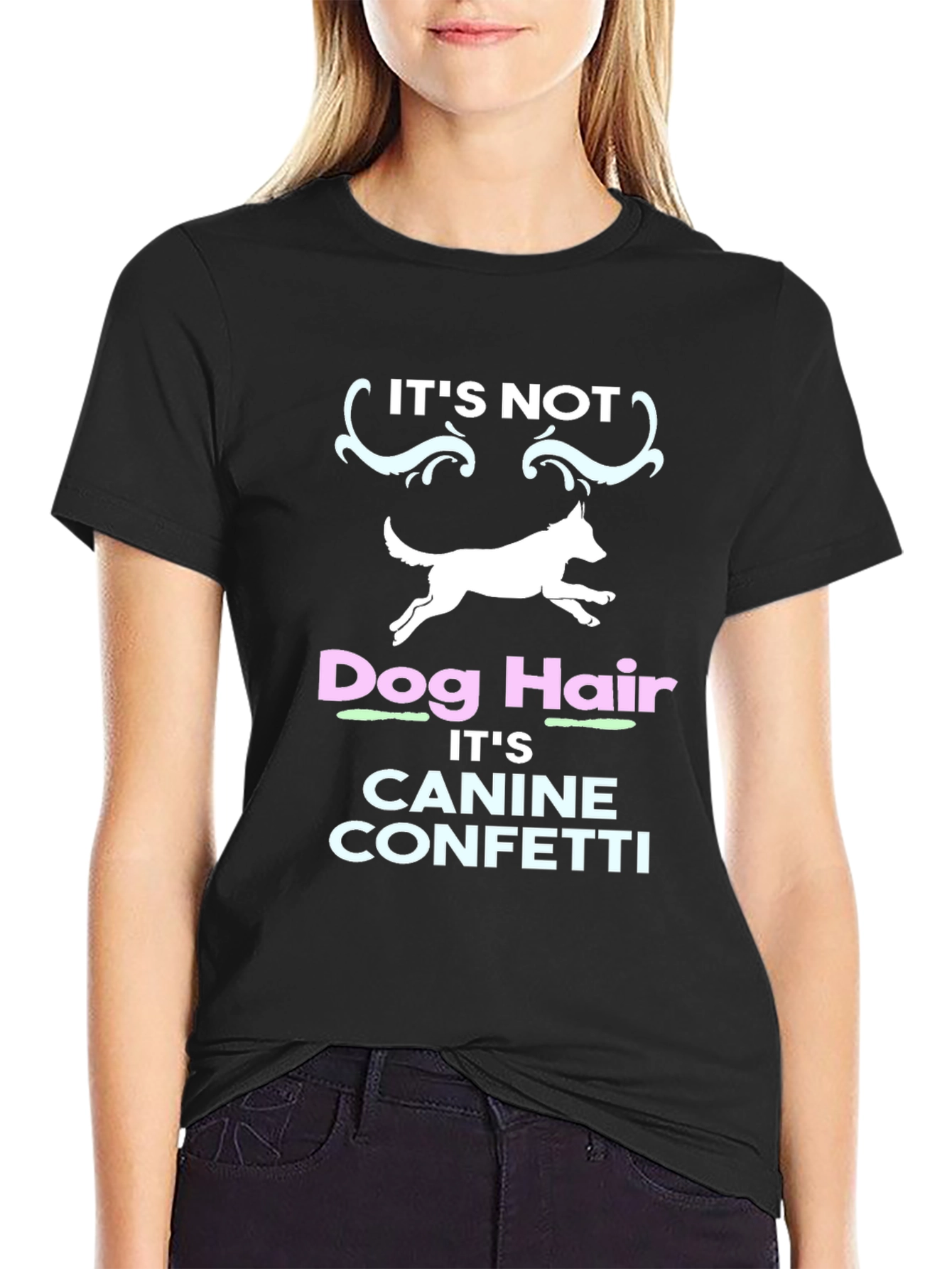 Dog Hair Canine Confetti T-Shirt