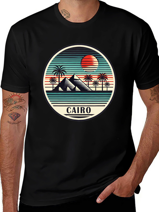Cairo Egypt Vintage Style Graphic T-Shirt