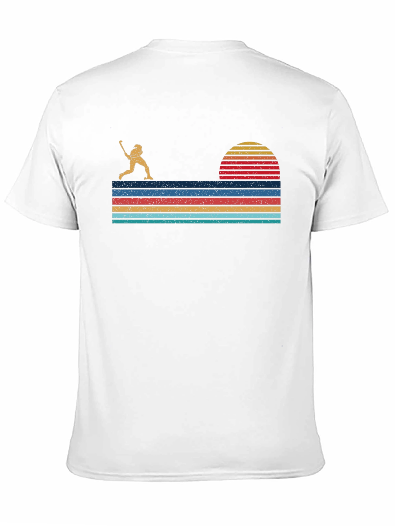 Retro Baseball Sunset Graphic Tee
