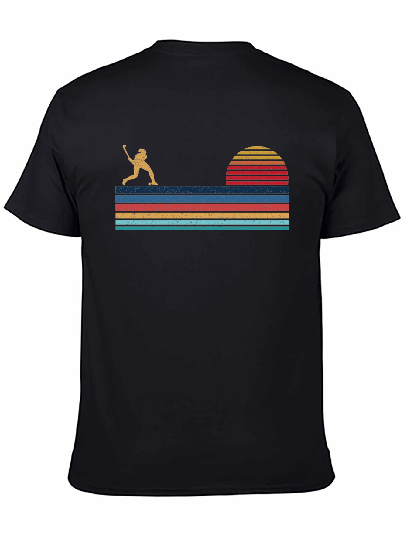 Retro Baseball Sunset Graphic Tee