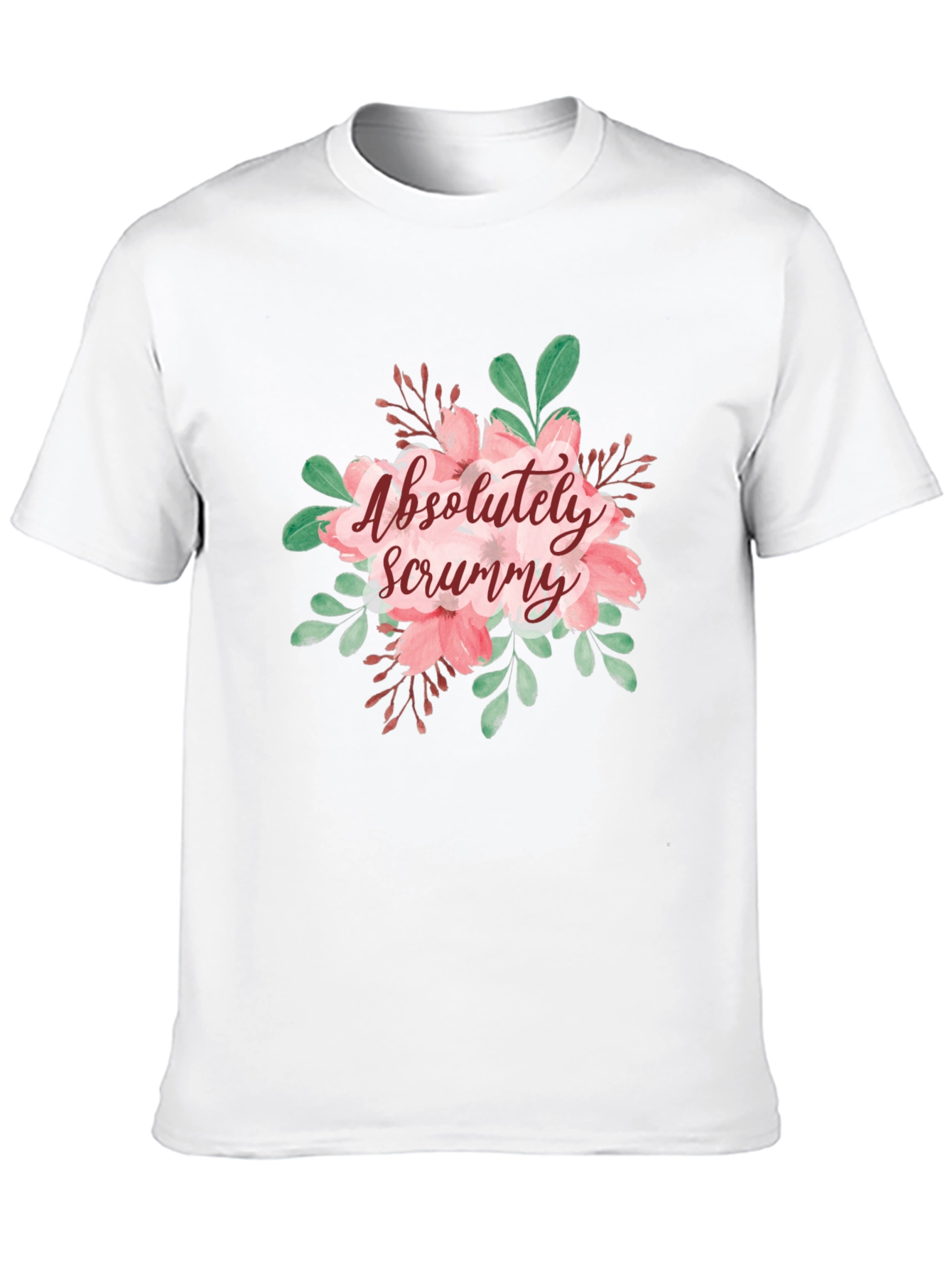 Floral Absolutely Scrummy Graphic T-Shirt