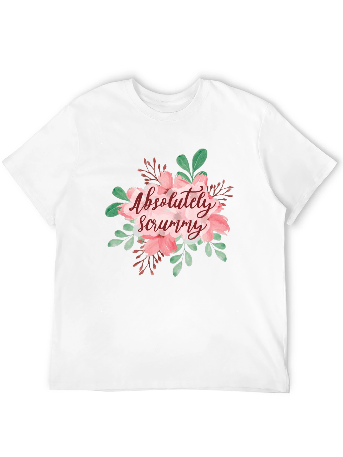 Floral Absolutely Scrummy Graphic T-Shirt