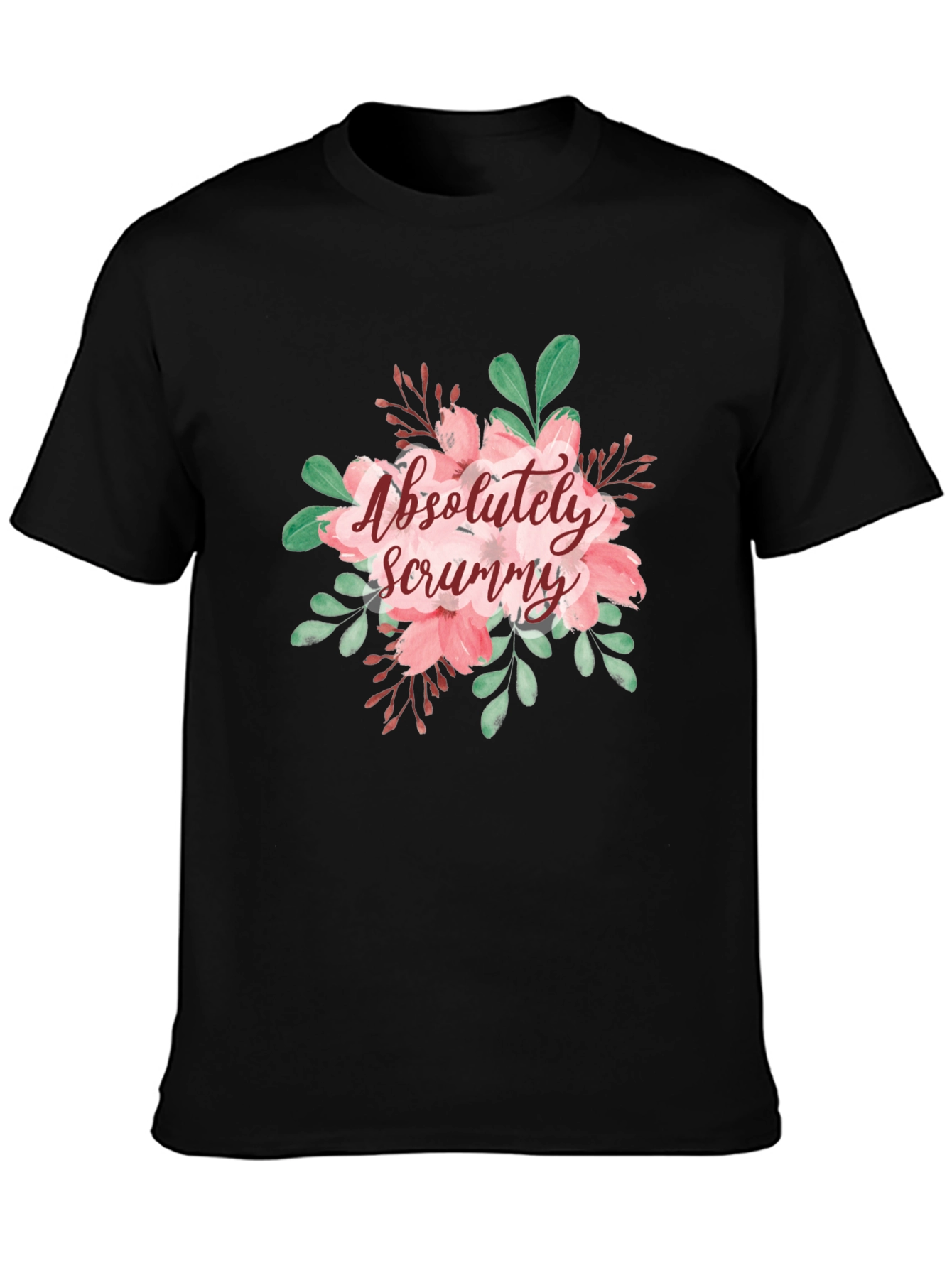 Floral Absolutely Scrummy Graphic T-Shirt