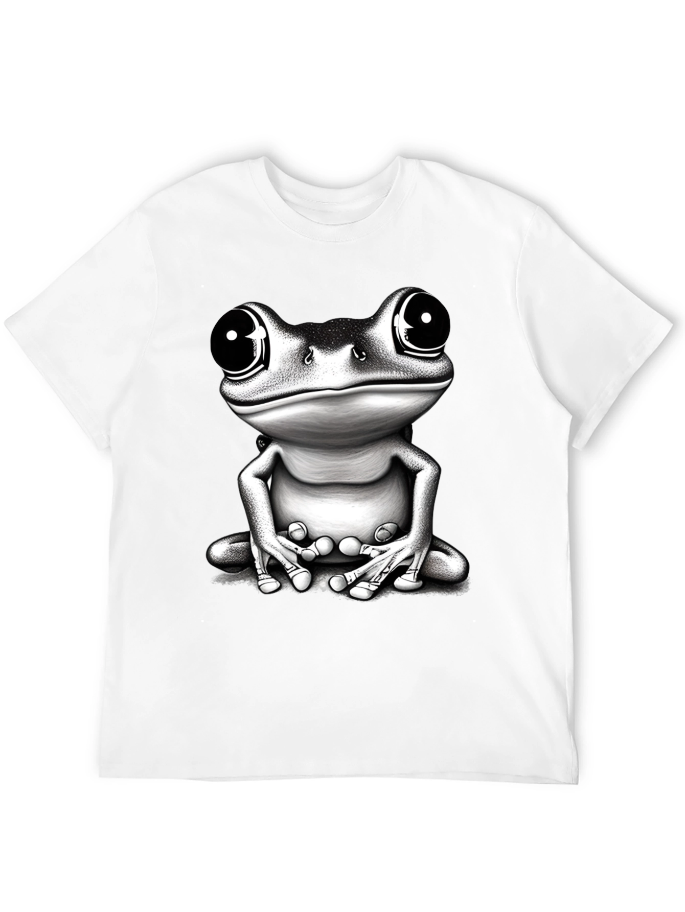 Frog Graphic T-Shirt - Black