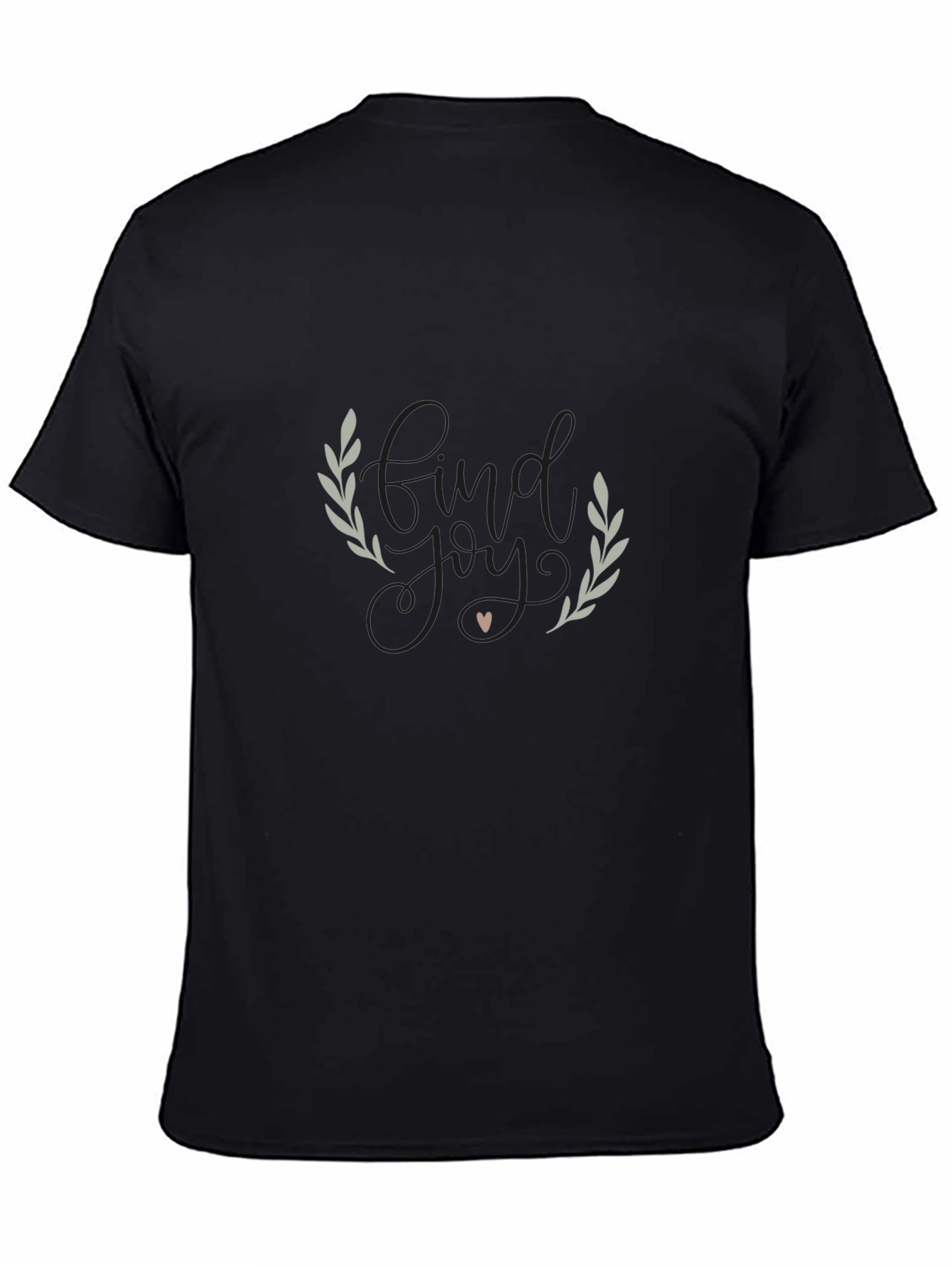 Find Joy Black Graphic Tee