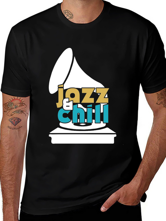 Jazz & Chill Graphic Tee - Retro Music Lover T-Shirt
