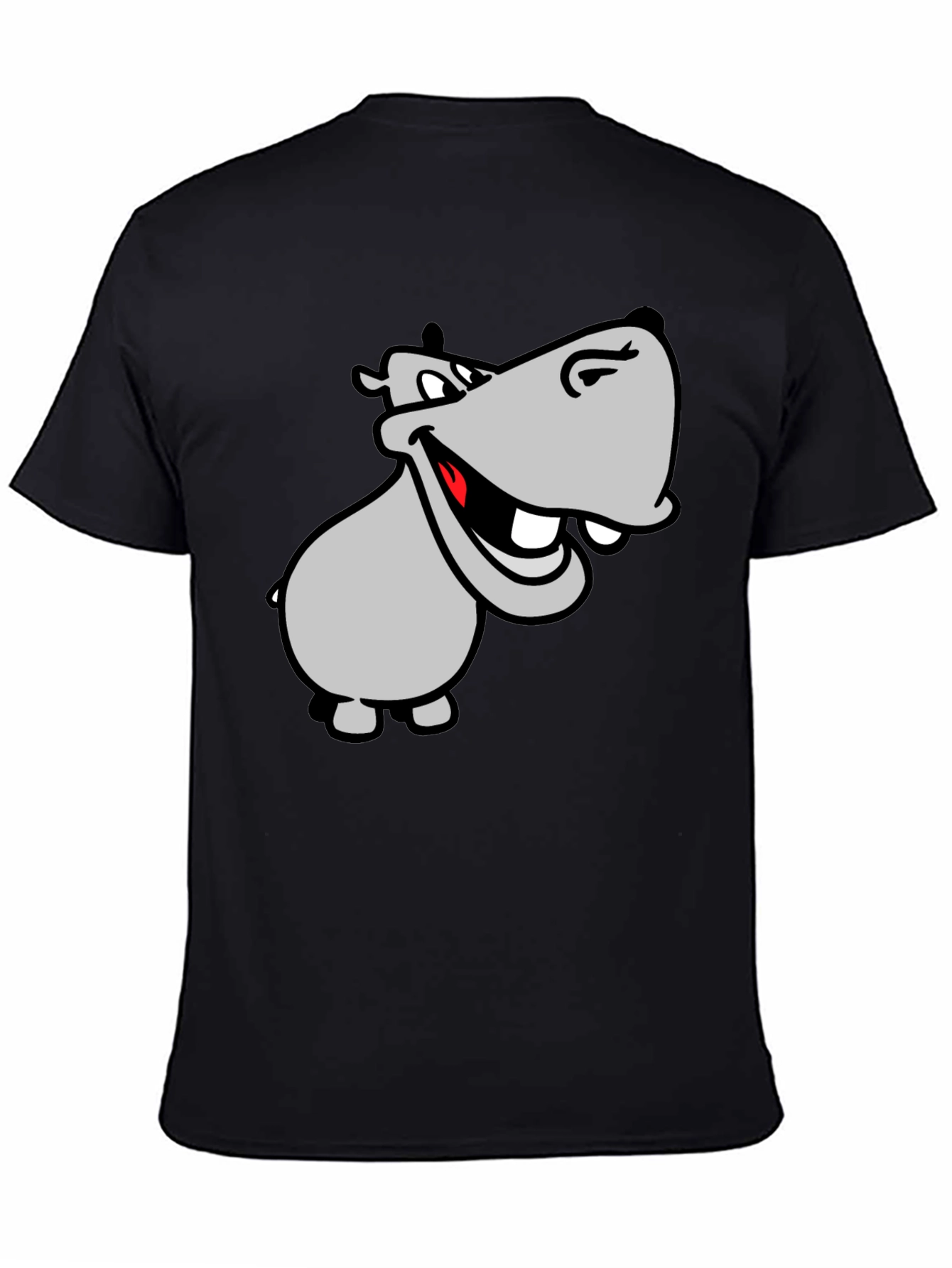 Hippo Graphic T-Shirt - Mens Black Tee