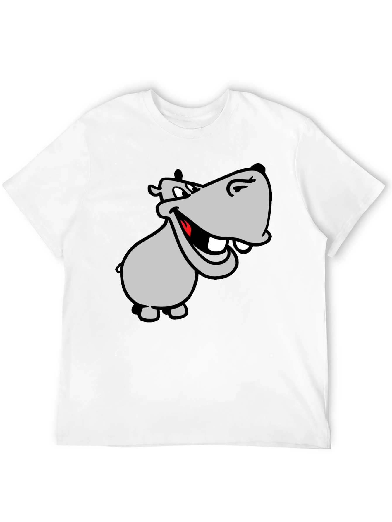 Hippo Graphic T-Shirt - Mens Black Tee
