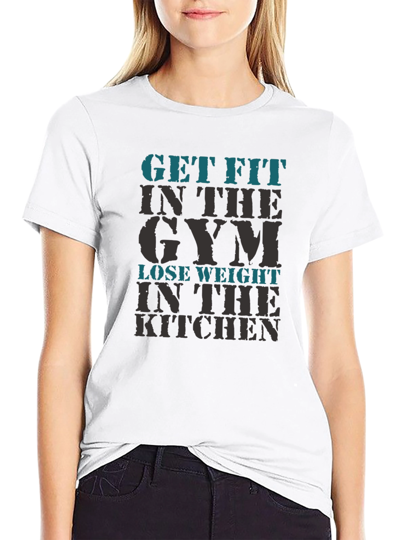 Get Fit Gym T-Shirt - Mens Graphic Tee