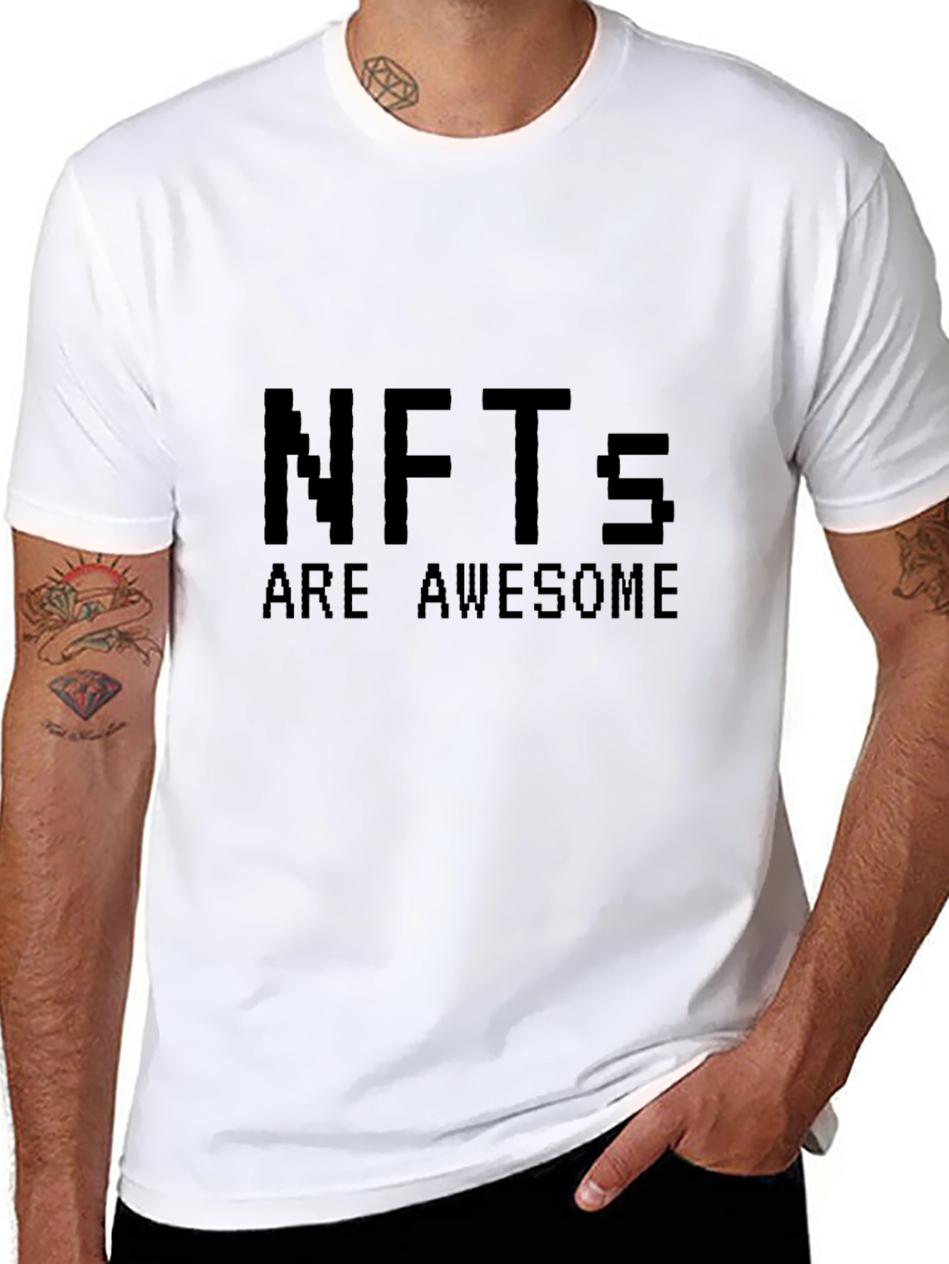 NFTs Are Awesome Black T-Shirt