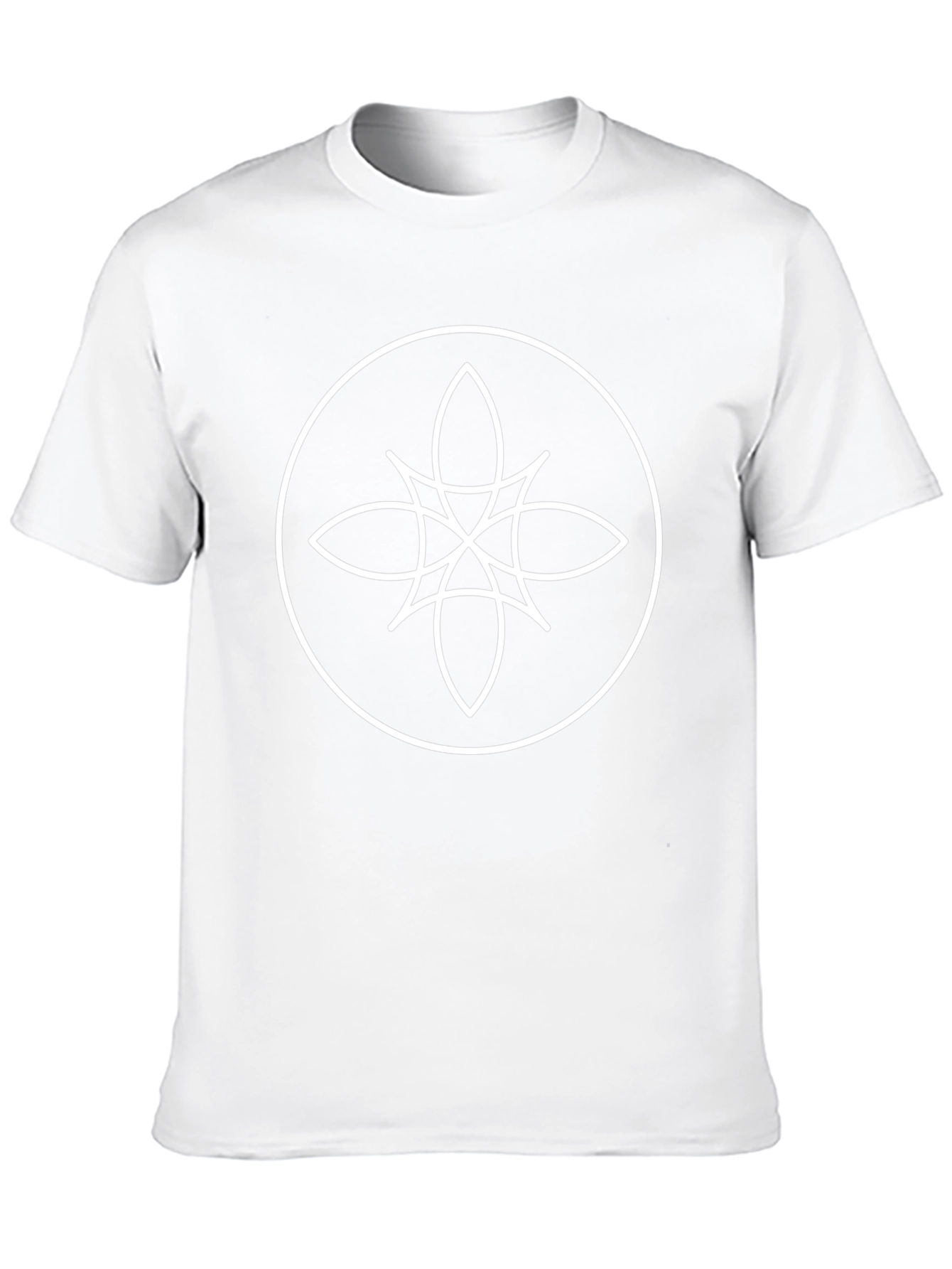 Geometric Symbol Black T-Shirt