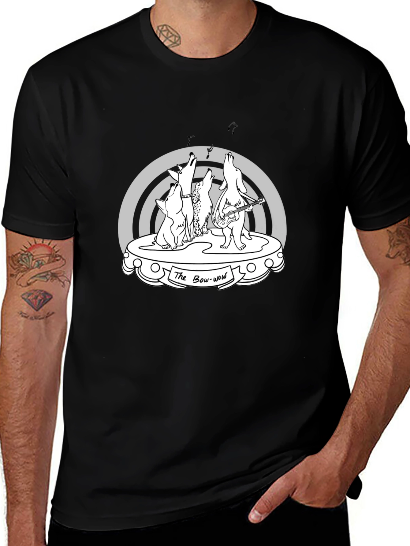 The Bow-Wow Band T-Shirt - Music Loving Dogs