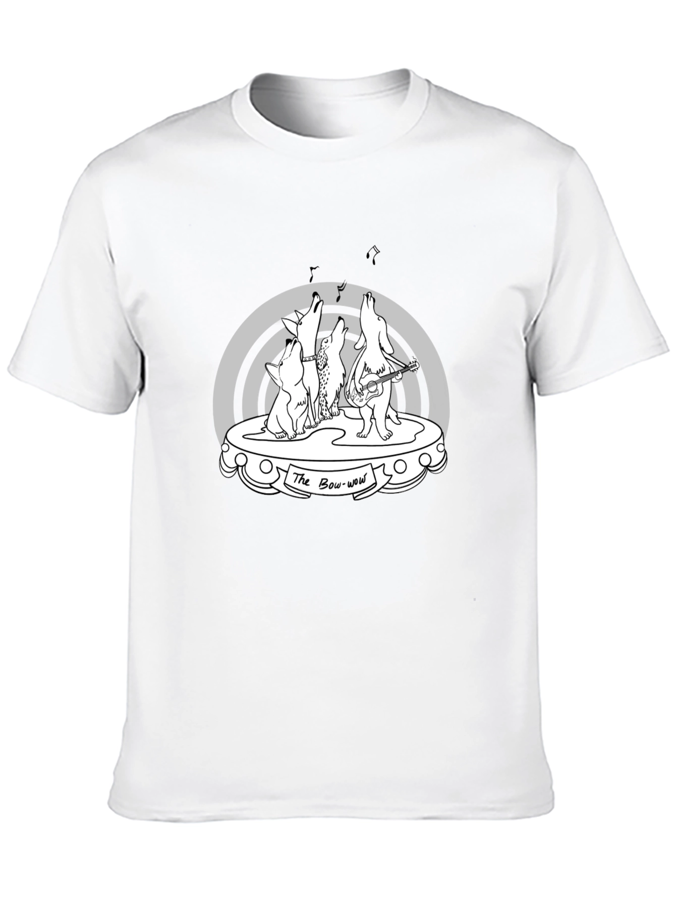 The Bow-Wow Band T-Shirt - Music Loving Dogs